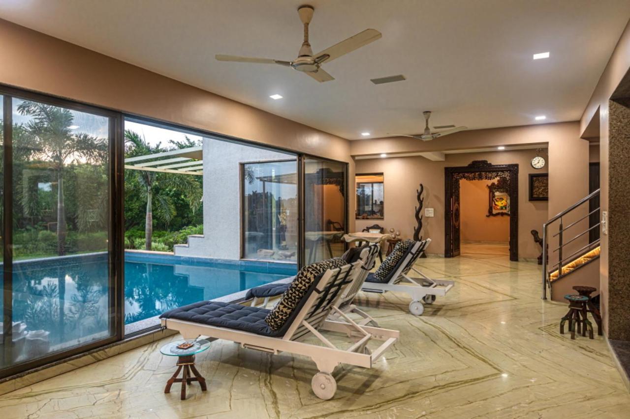 Saffronstays Aura, Alibaug - Luxury Pool Villa With A Game Room And Spacious Lawn Alibag Exterior photo